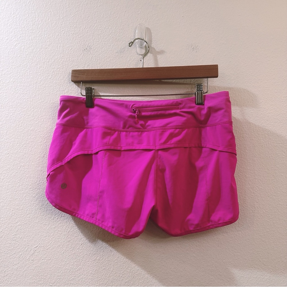 Lululemon Women's Speed Up Running Shorts *2.5" Ripened Raspberry Size 8 - Picture 9 of 13